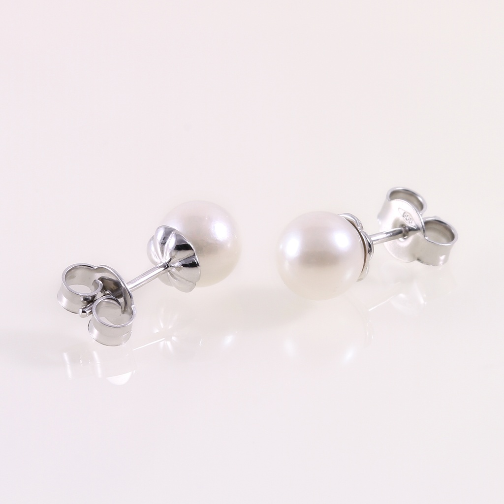 Fehér arany sósvízi akoya gyöngy fülbevaló