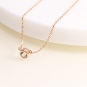 Rozé arany morganit kézműves nyaklánc