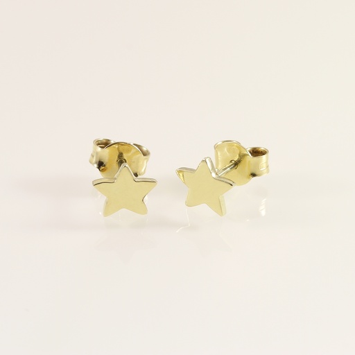 Sárga arany csillag fülbevaló
