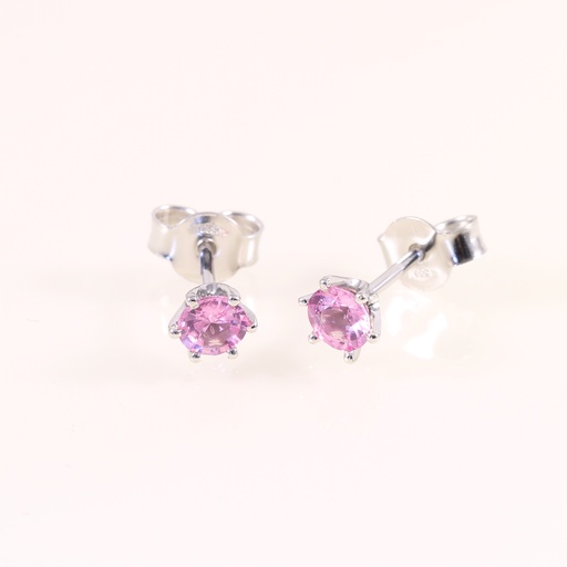 "This is heaven" fehér arany pink zafír fülbevaló 0.60 ct