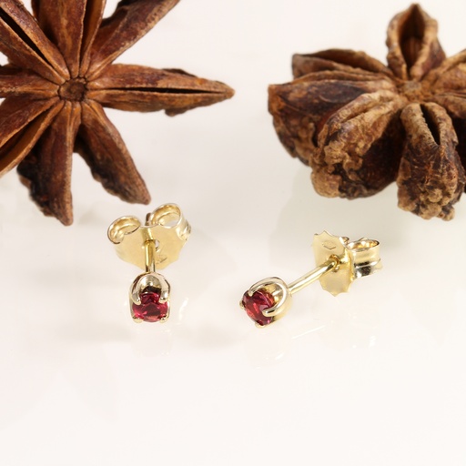 "Wine me up" sárga arany spinell fülbevaló 0.25 ct