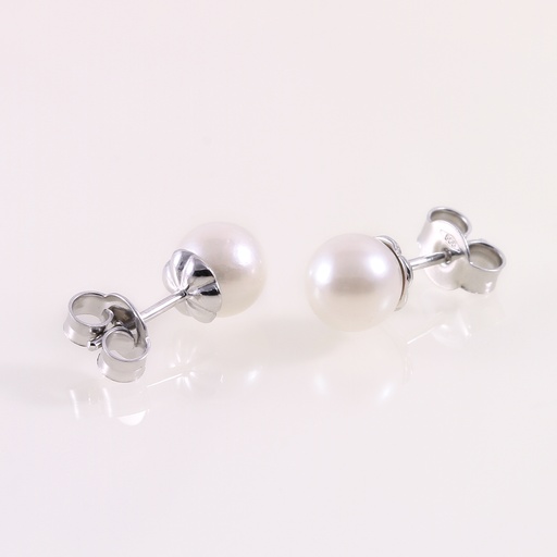 Fehér arany sósvízi akoya gyöngy fülbevaló