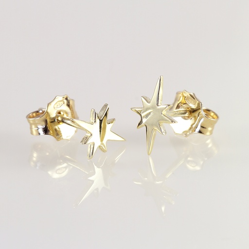 "Little Star" sárga arany csillag fülbavaló